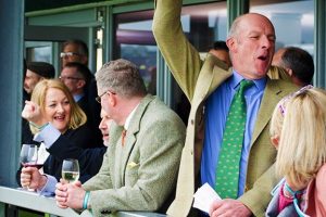 Cheltenham Festival viewing box balcony 2021